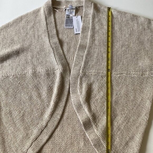 NWT Guess Metallic Cardigan Open Front with Pockets Size M/L - Picture 6 of 9